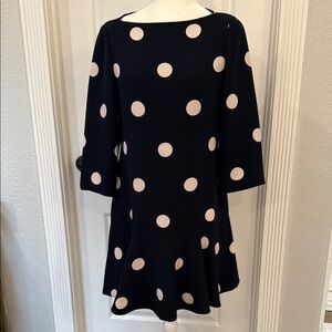 Polka Dot Black Dress